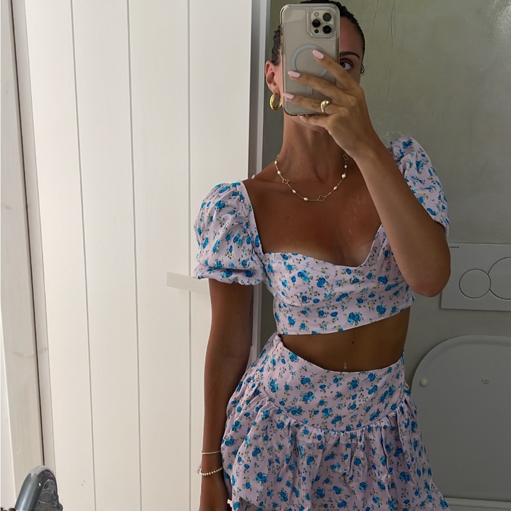 Floral Satin Set🪻